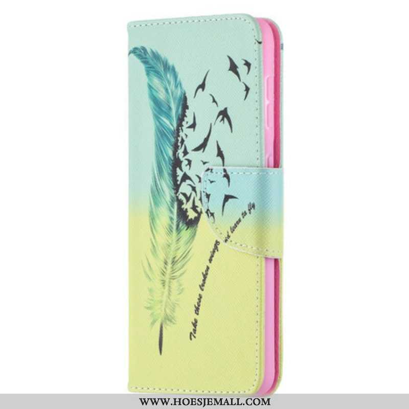 Flip Case voor Samsung Galaxy S21 5G Leren Vliegen