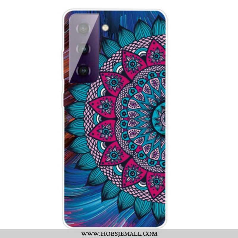 Hoesje voor Samsung Galaxy S21 5G Kleurrijke Mandala