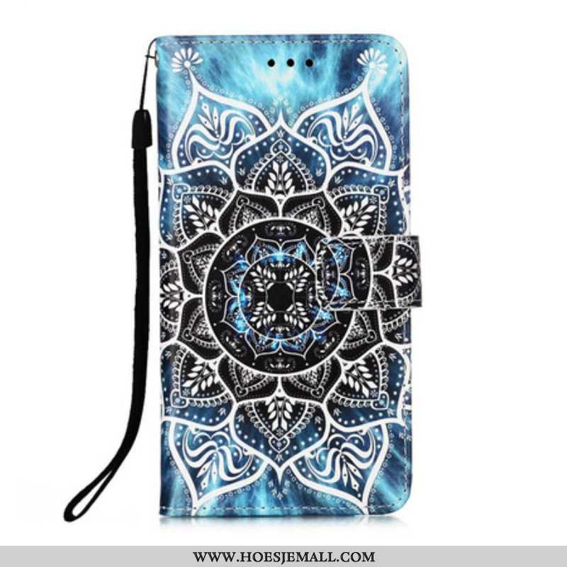 Leren Hoesje voor Samsung Galaxy S21 5G Mandala In De Lucht