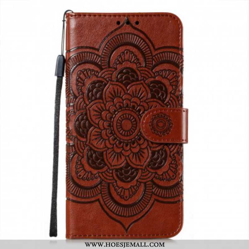 Folio-hoesje voor Samsung Galaxy S21 5G Volledige Mandala