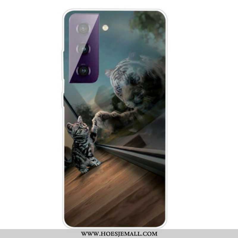 Hoesje voor Samsung Galaxy S21 FE Kittens Droom