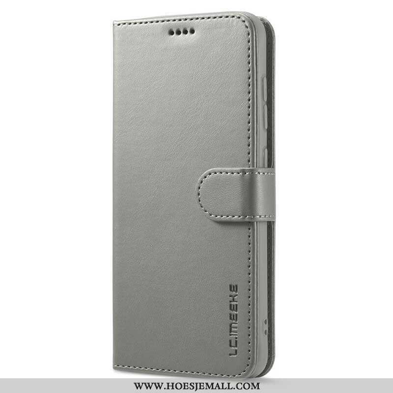 Flip Case voor Samsung Galaxy S21 FE Lc.imeeke Ledereffect