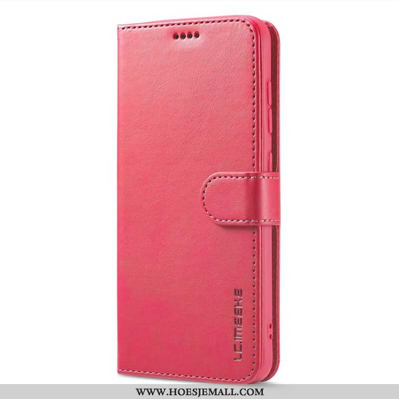 Flip Case voor Samsung Galaxy S21 FE Lc.imeeke Ledereffect