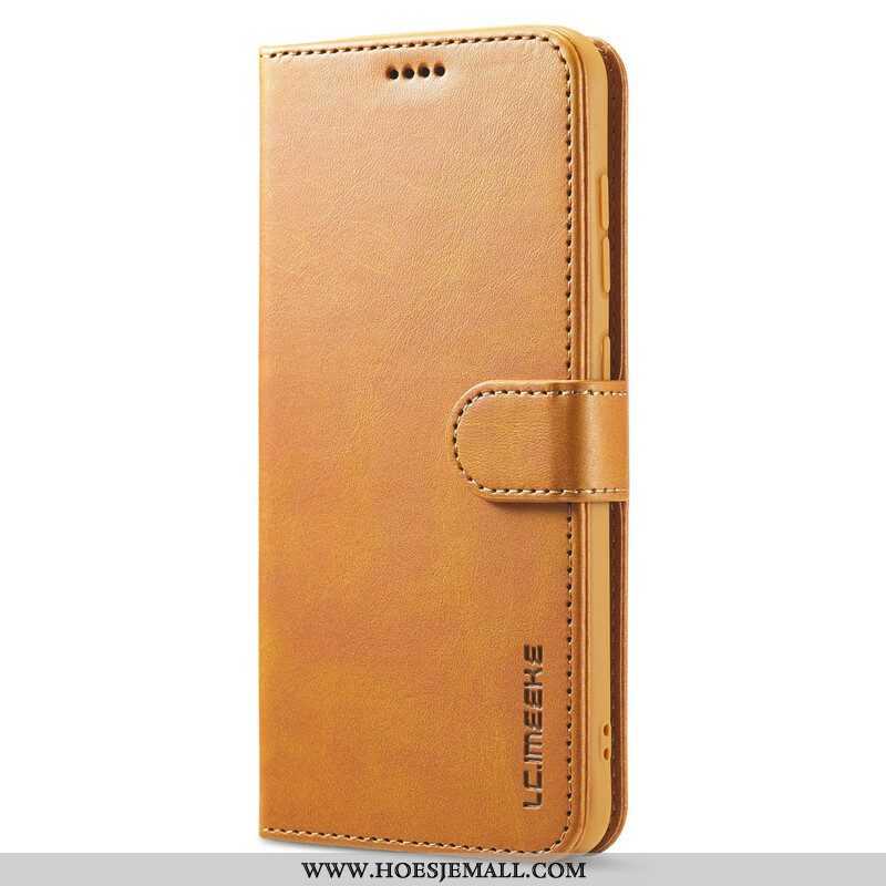 Flip Case voor Samsung Galaxy S21 FE Lc.imeeke Ledereffect