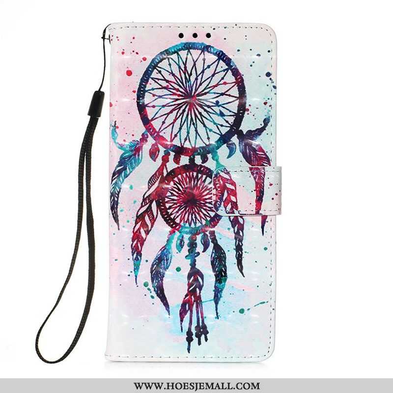 Leren Hoesje voor Samsung Galaxy S21 FE Aquarel Dromenvanger