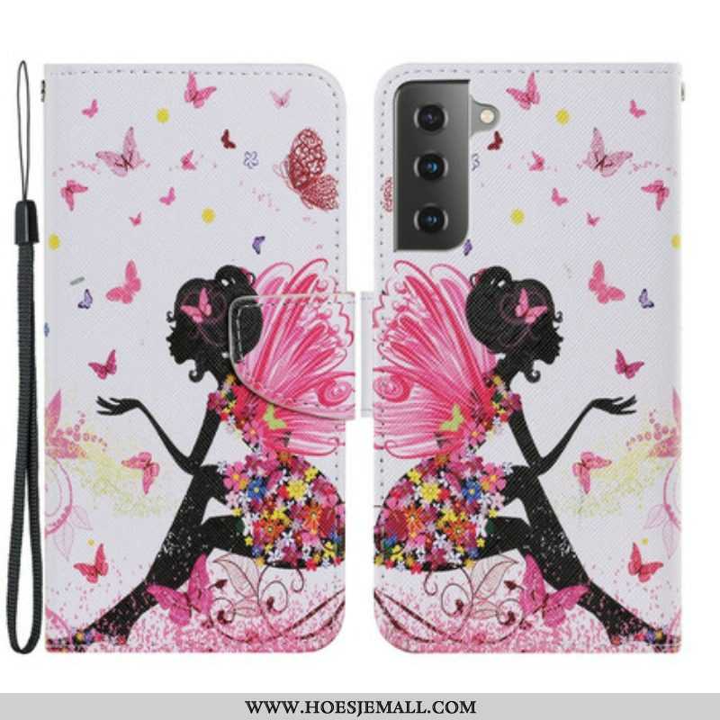 Leren Hoesje voor Samsung Galaxy S21 FE Magische Fee