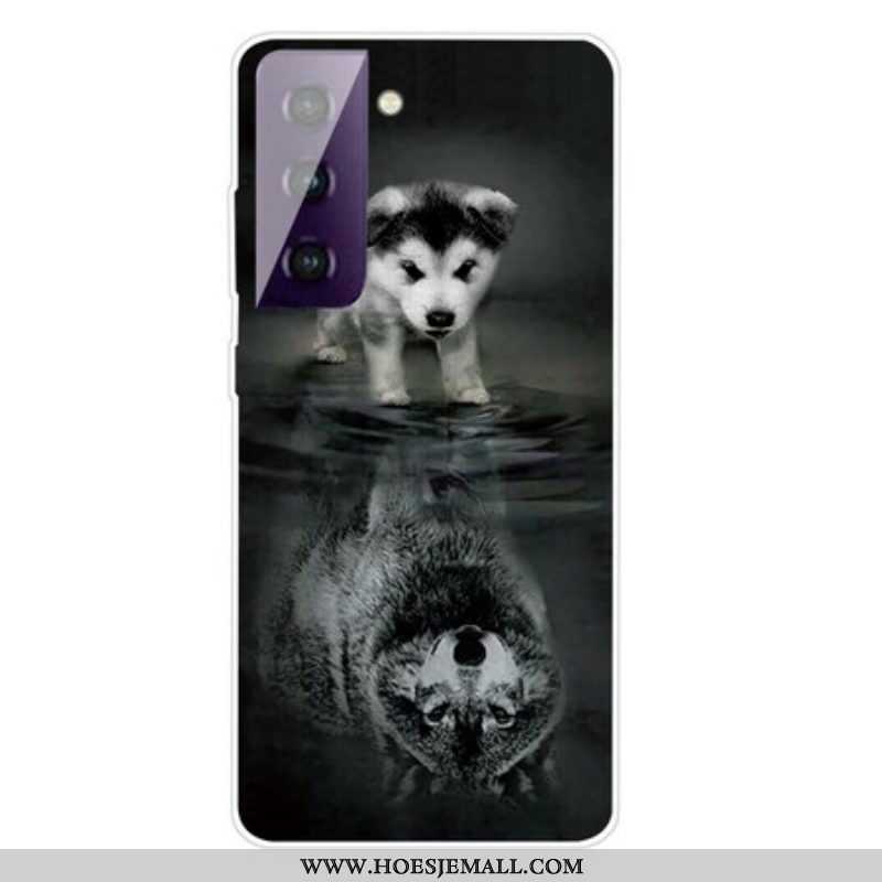 Hoesje voor Samsung Galaxy S21 FE Puppy-droom