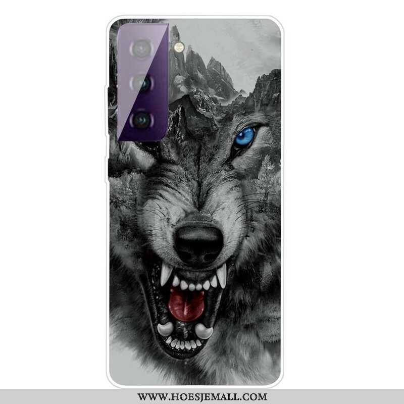 Hoesje voor Samsung Galaxy S21 FE Sublieme Wolf