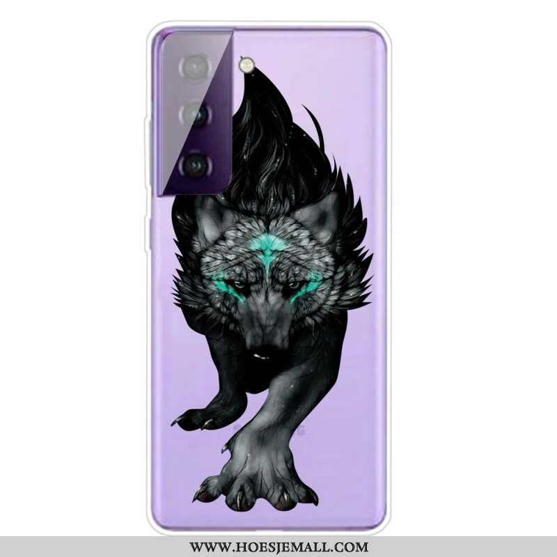 Hoesje voor Samsung Galaxy S21 FE Koninklijke Wolf