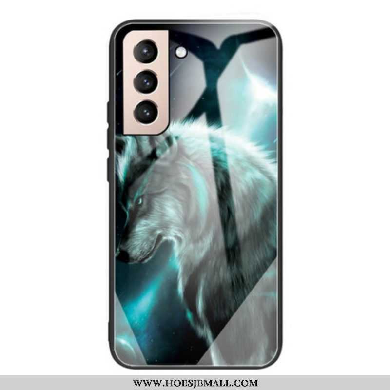 Hoesje voor Samsung Galaxy S21 FE Wolf Van Gehard Glas