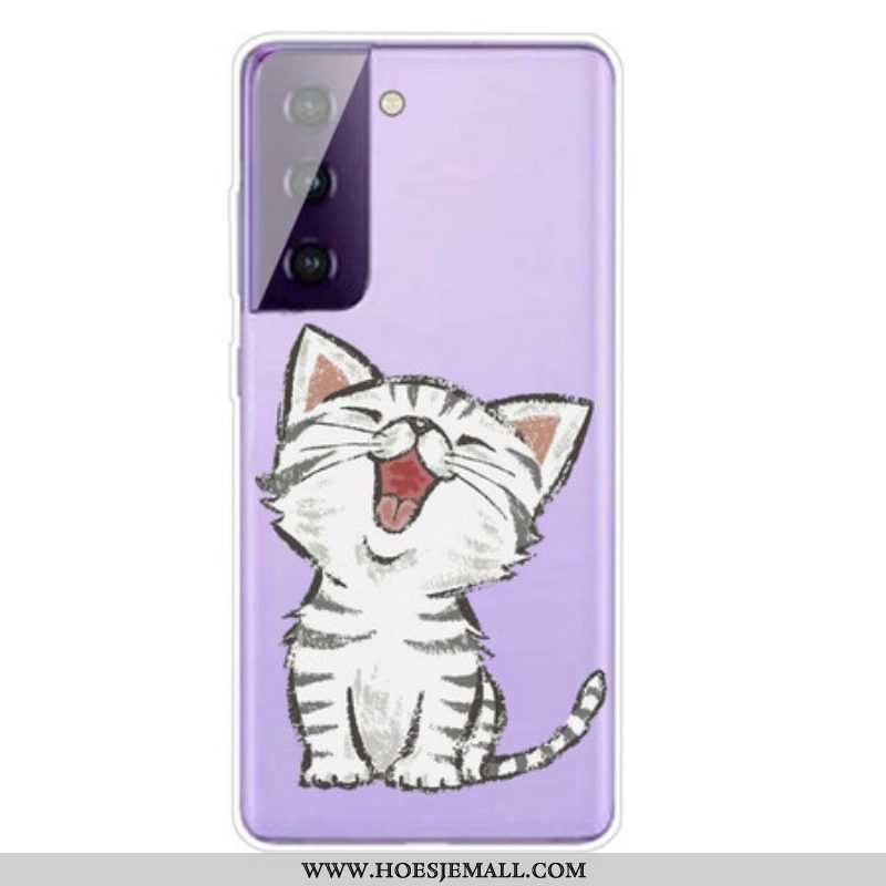 Hoesje voor Samsung Galaxy S21 FE Kat