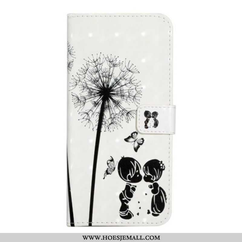 Folio-hoesje voor Samsung Galaxy S21 FE Baby Love Paardebloem