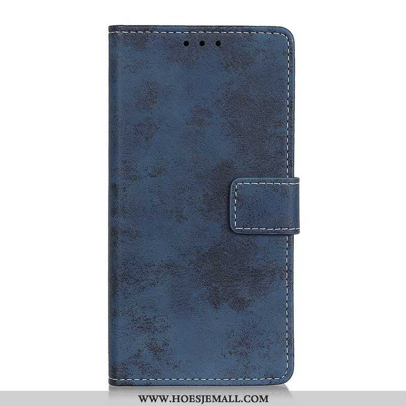 Folio-hoesje voor Samsung Galaxy S21 FE Vintage Leereffect