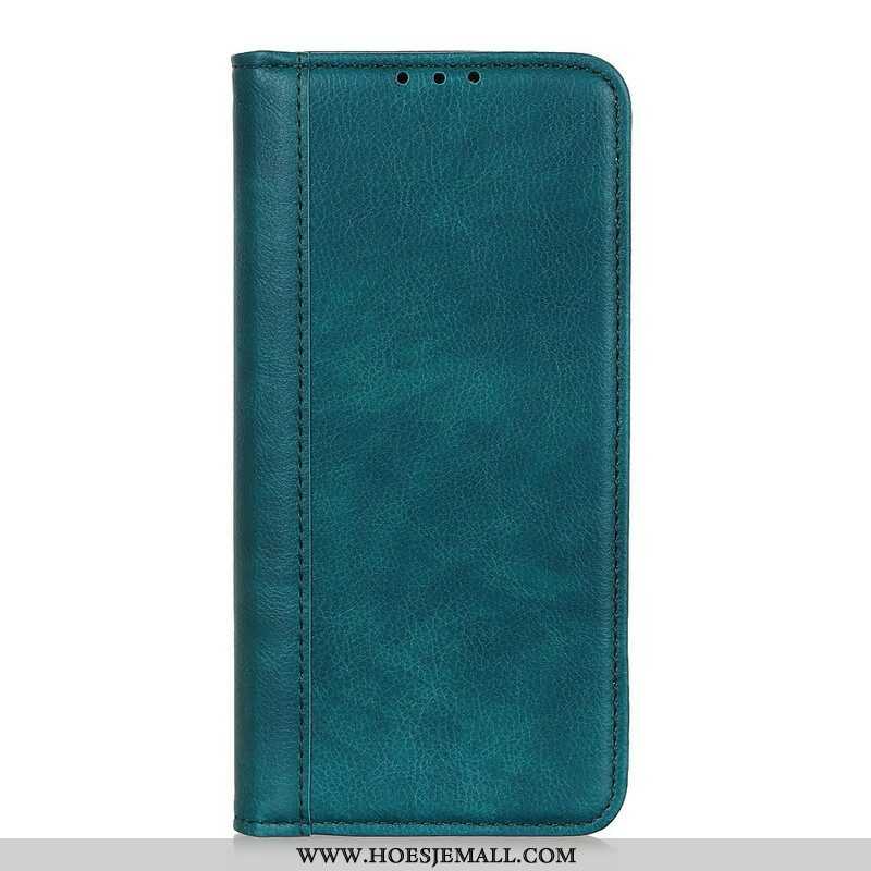 Bescherming Hoesje voor Samsung Galaxy S21 FE Folio-hoesje Elegantie Split Litchi Leer