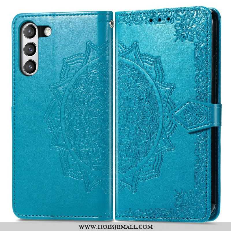 Leren Hoesje voor Samsung Galaxy S21 FE Mandala Middeleeuwen