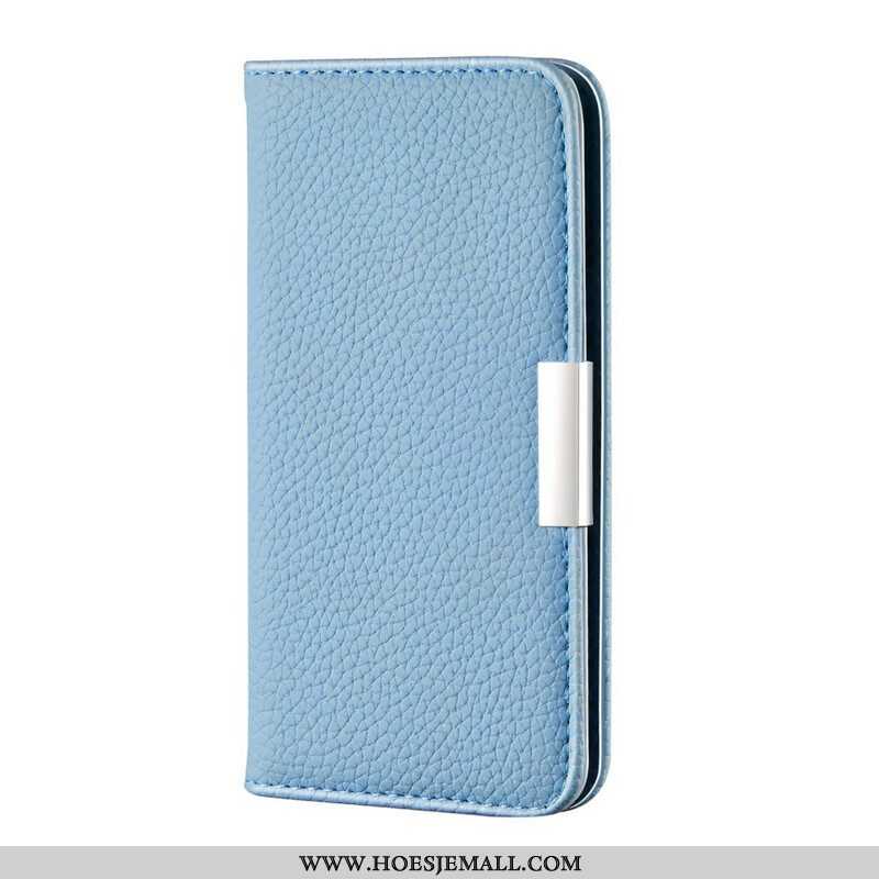 Bescherming Hoesje voor Samsung Galaxy S21 FE Folio-hoesje Imitatieleer Litchi Ultra Chic