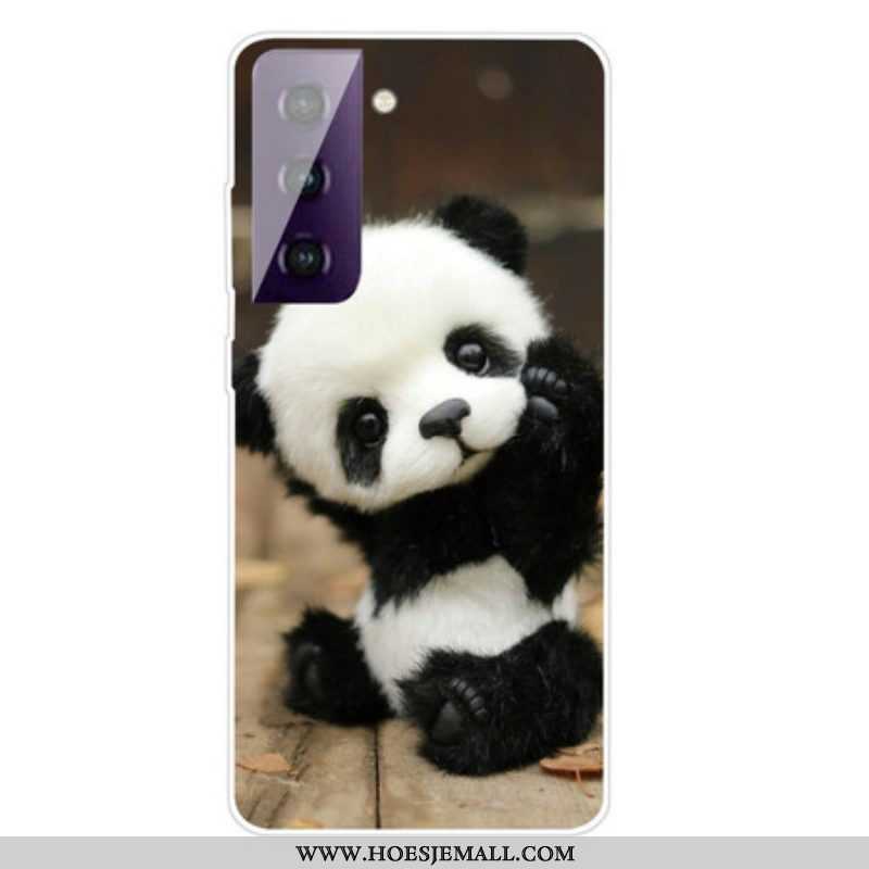 Hoesje voor Samsung Galaxy S21 FE Flexibele Panda