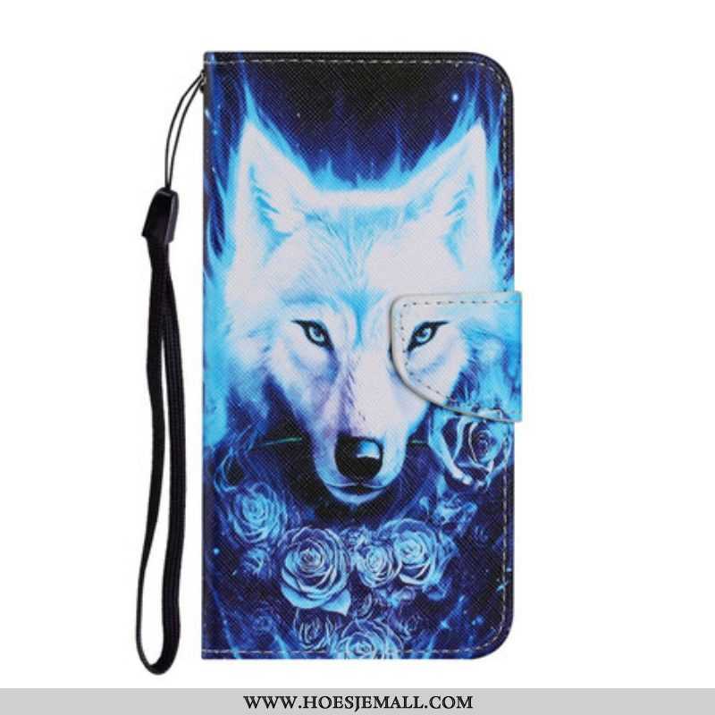 Folio-hoesje voor Samsung Galaxy S21 FE Witte Wolf