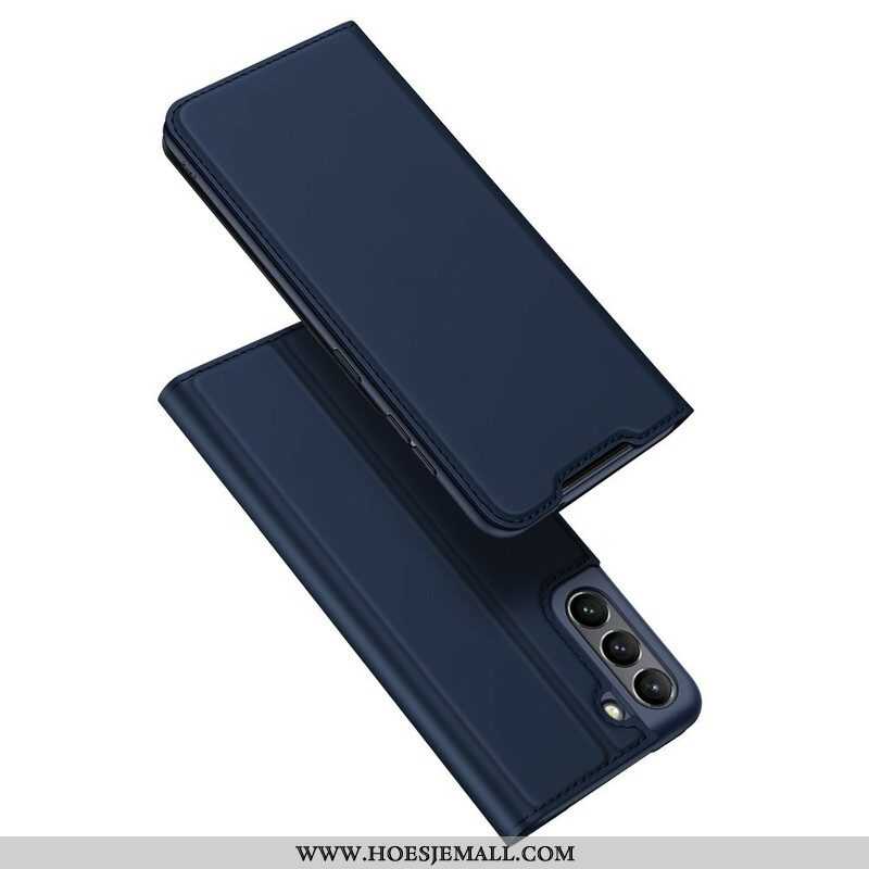 Bescherming Hoesje voor Samsung Galaxy S21 FE Folio-hoesje Skinpro Dux Ducis