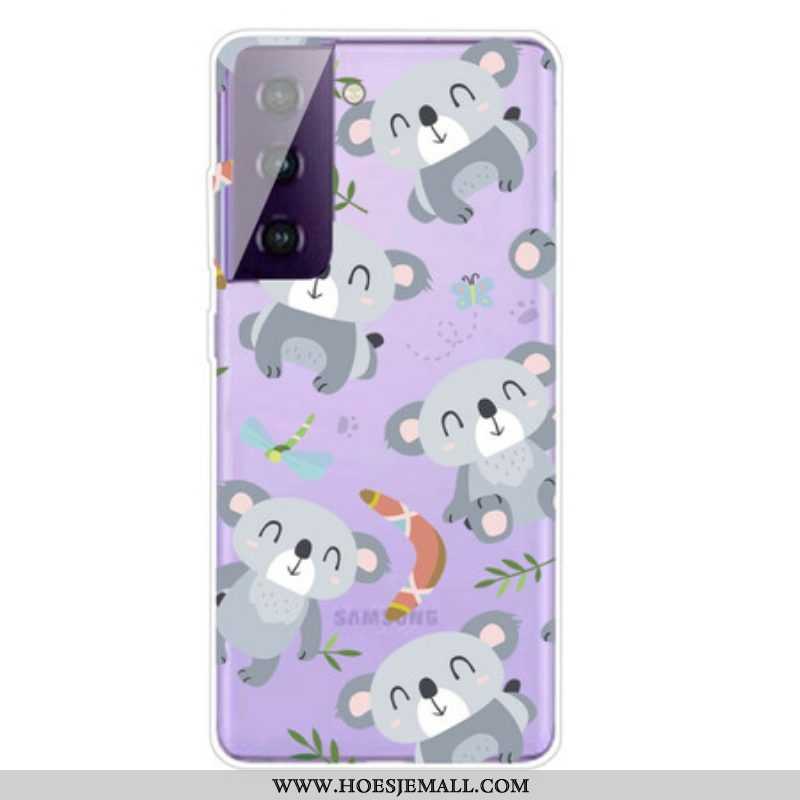 Hoesje voor Samsung Galaxy S21 FE Leuke Koala's