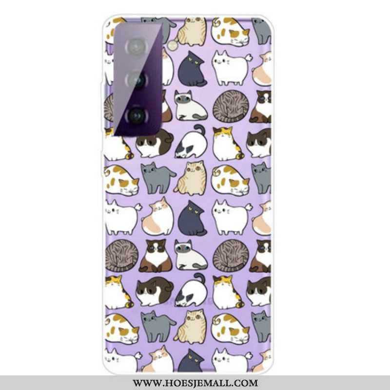 Hoesje voor Samsung Galaxy S21 FE Topkatten