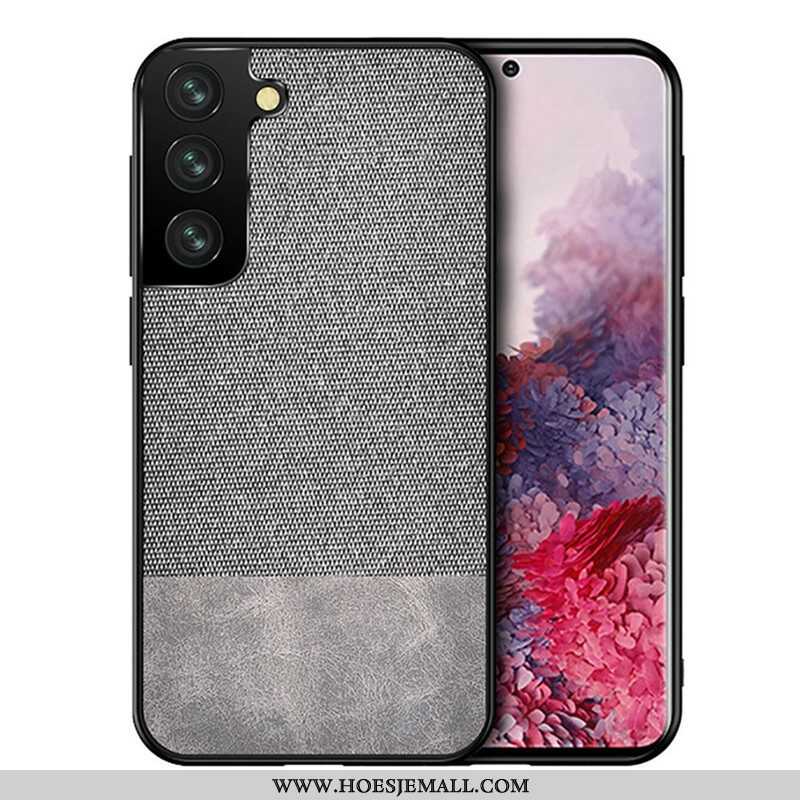 Hoesje voor Samsung Galaxy S21 FE Kunstleer En Stof