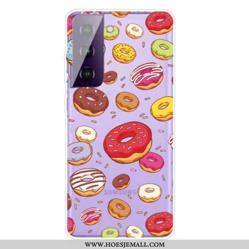 Hoesje voor Samsung Galaxy S21 FE Hou Van Donuts