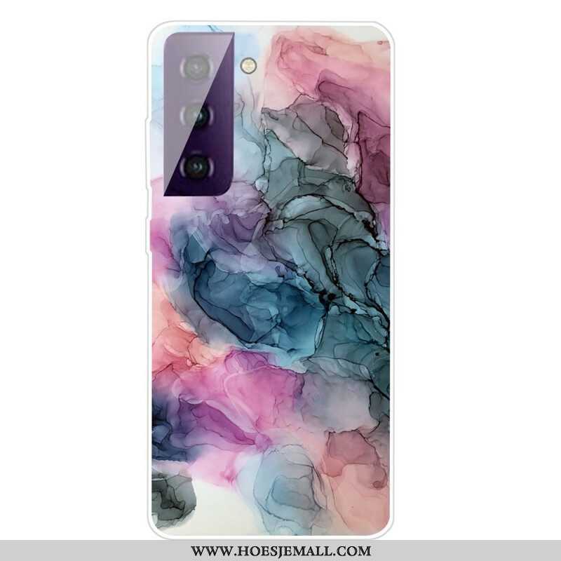 Hoesje voor Samsung Galaxy S21 Plus 5G Waterverf Kunstwerk