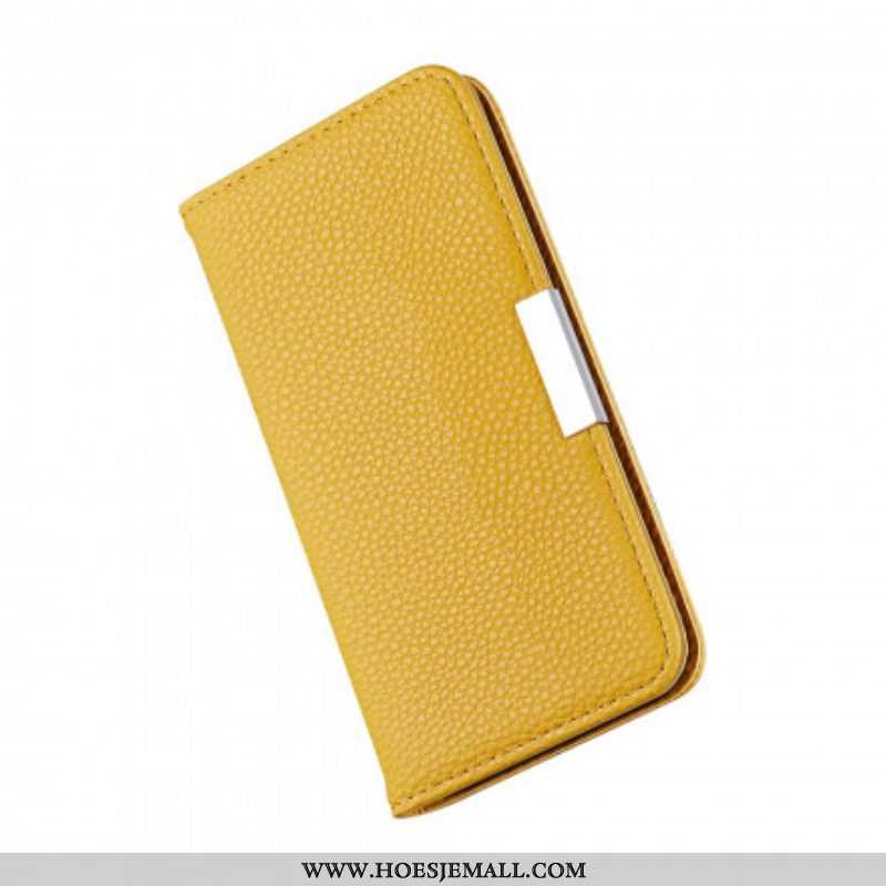 Bescherming Hoesje voor Samsung Galaxy S21 Plus 5G Folio-hoesje Imitatieleer Litchi Ultra Chic