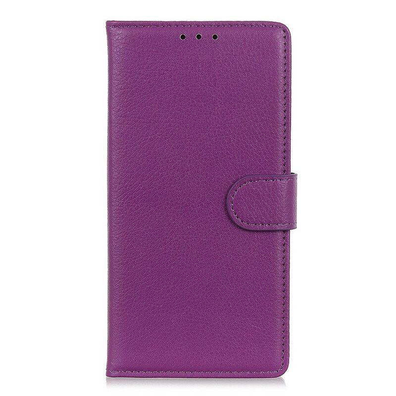 Folio-hoesje voor Samsung Galaxy S21 Plus 5G Lychee-textuur