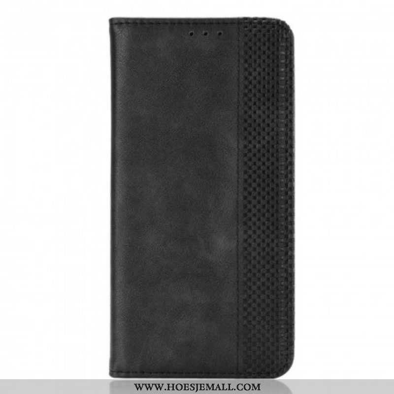 Bescherming Hoesje voor Samsung Galaxy S21 Plus 5G Folio-hoesje Gestileerd Vintage Leereffect