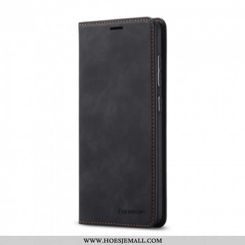 Bescherming Hoesje voor Samsung Galaxy S21 Plus 5G Folio-hoesje Forwenw Ledereffect