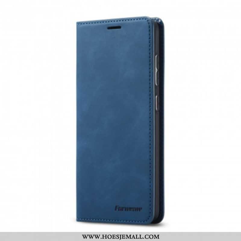 Bescherming Hoesje voor Samsung Galaxy S21 Plus 5G Folio-hoesje Forwenw Ledereffect