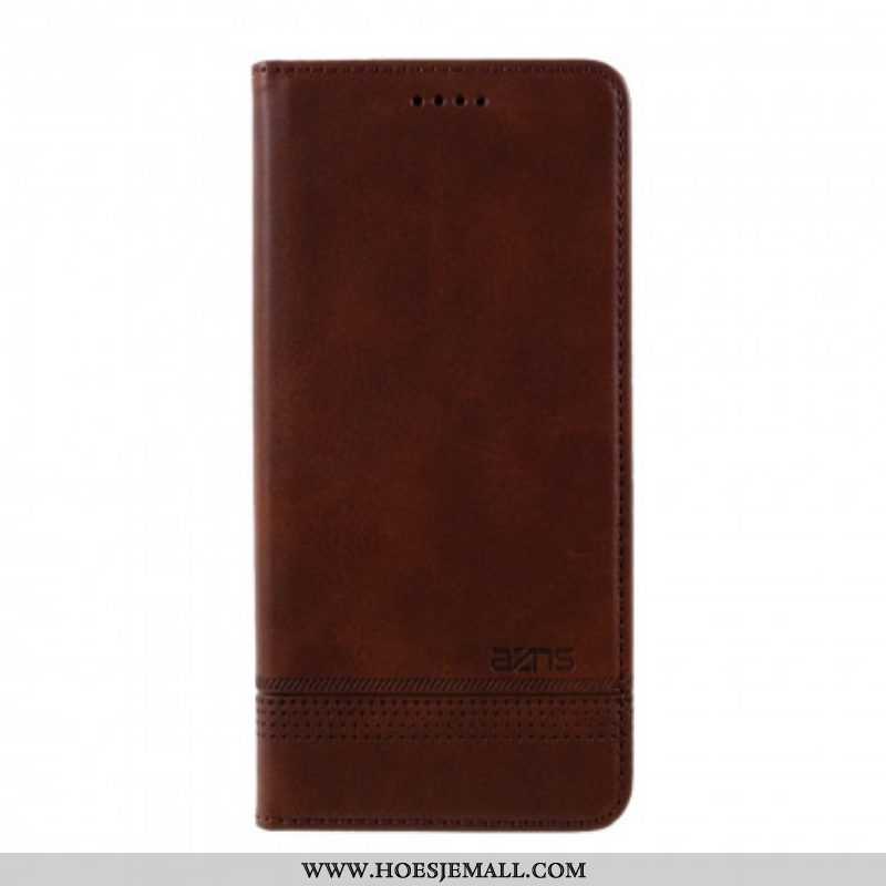 Bescherming Hoesje voor Samsung Galaxy S21 Plus 5G Folio-hoesje Azns Leerstyling