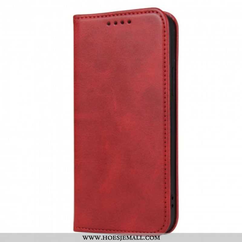 Bescherming Hoesje voor Samsung Galaxy S21 Ultra 5G Folio-hoesje Ledereffect Business Style Plus