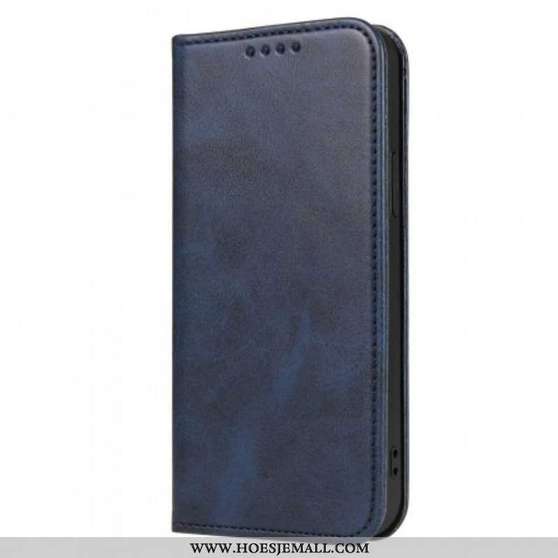 Bescherming Hoesje voor Samsung Galaxy S21 Ultra 5G Folio-hoesje Ledereffect Business Style Plus