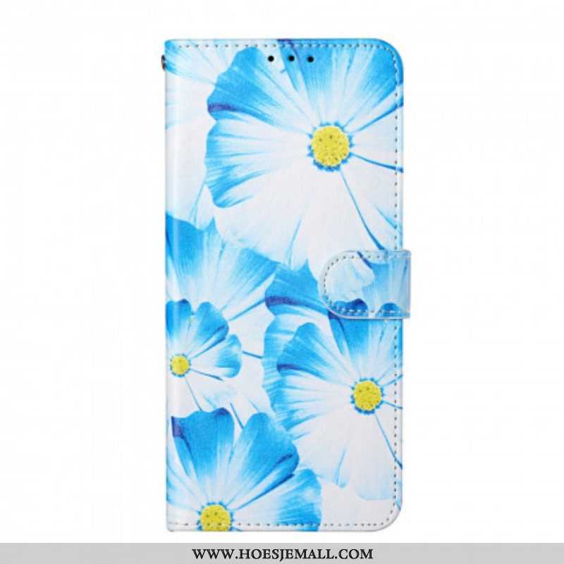 Folio-hoesje voor Samsung Galaxy S21 Ultra 5G Gekke Bloemen