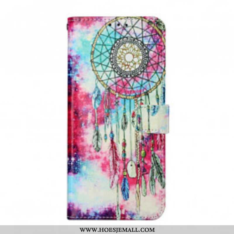 Folio-hoesje voor Samsung Galaxy S21 Ultra 5G De Dreamcatcher-stijl