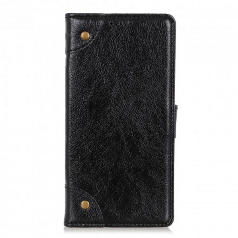 Folio-hoesje voor Samsung Galaxy S21 Ultra 5G Antiek Nappaleereffect