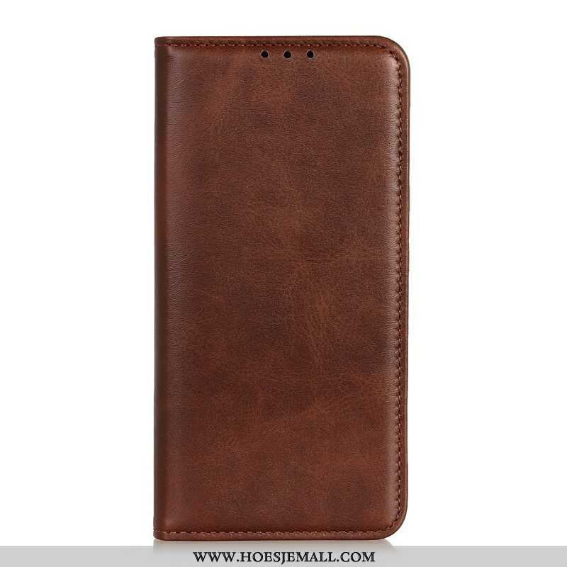 Bescherming Hoesje voor Samsung Galaxy S21 Ultra 5G Folio-hoesje Vintage Gespleten Leer