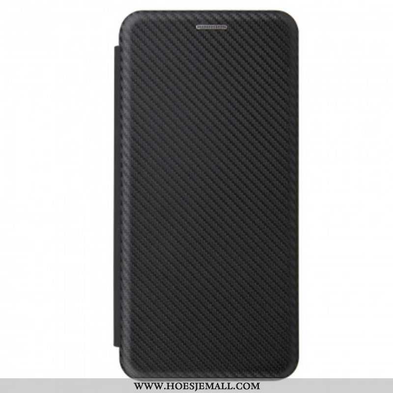 Bescherming Hoesje voor Samsung Galaxy S21 Ultra 5G Folio-hoesje Koolstofvezel