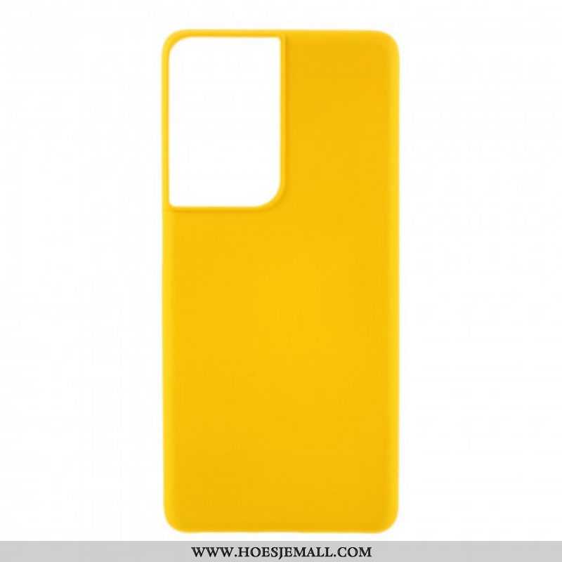 Hoesje voor Samsung Galaxy S21 Ultra 5G Rubber Meer