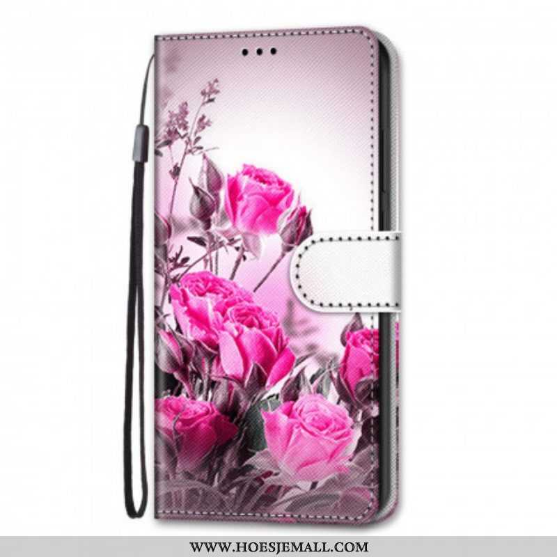 Folio-hoesje voor Samsung Galaxy S21 Ultra 5G Magische Bloemen