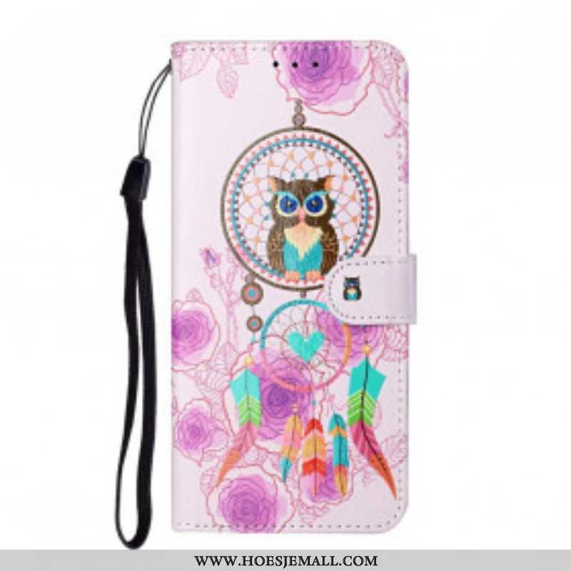 Flip Case voor Samsung Galaxy S21 Ultra 5G Koning Uil