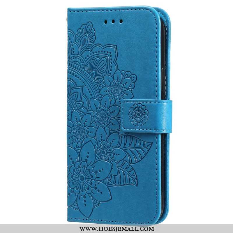 Folio-hoesje voor Samsung Galaxy S22 5G Bloemmandala