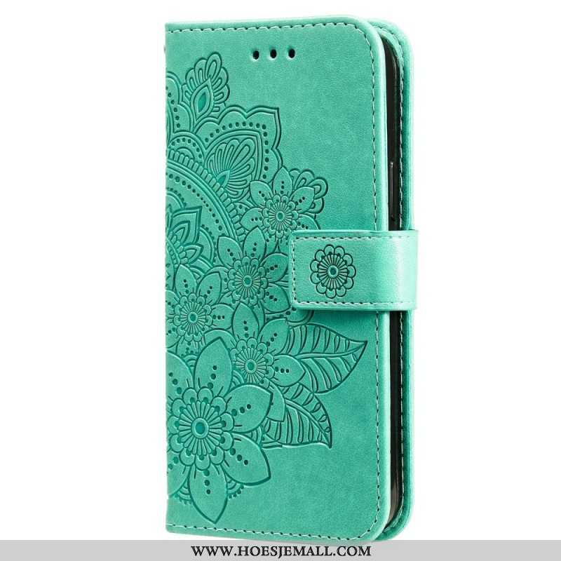 Folio-hoesje voor Samsung Galaxy S22 5G Bloemmandala