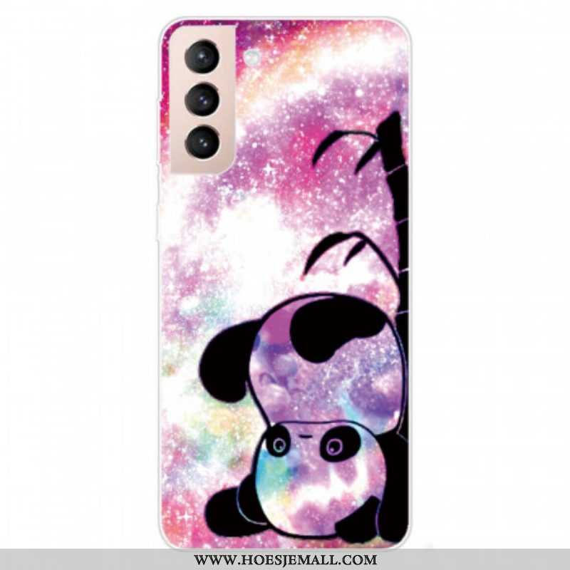 Telefoonhoesje voor Samsung Galaxy S22 5G Panda En Bamboe