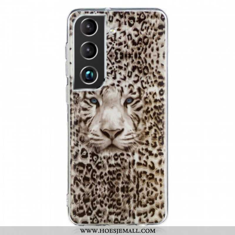 Hoesje voor Samsung Galaxy S22 5G Luipaard Fluorescerend