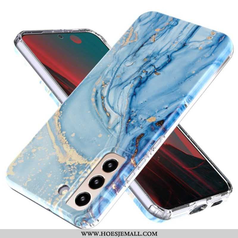 Hoesje voor Samsung Galaxy S22 5G Siliconen Flexibel Marmer