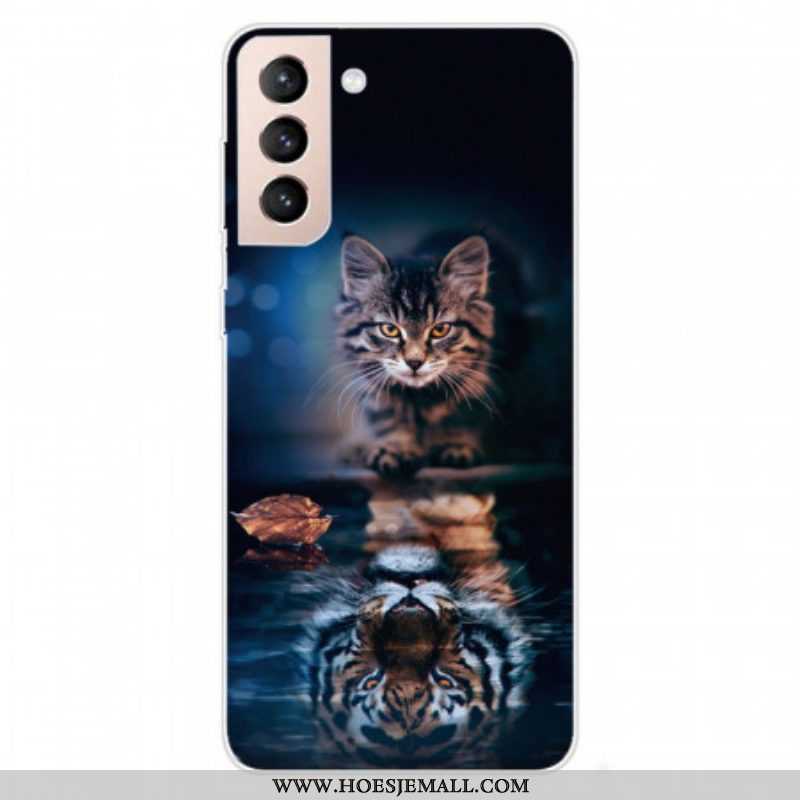 Hoesje voor Samsung Galaxy S22 5G Reflectie Van De Kat